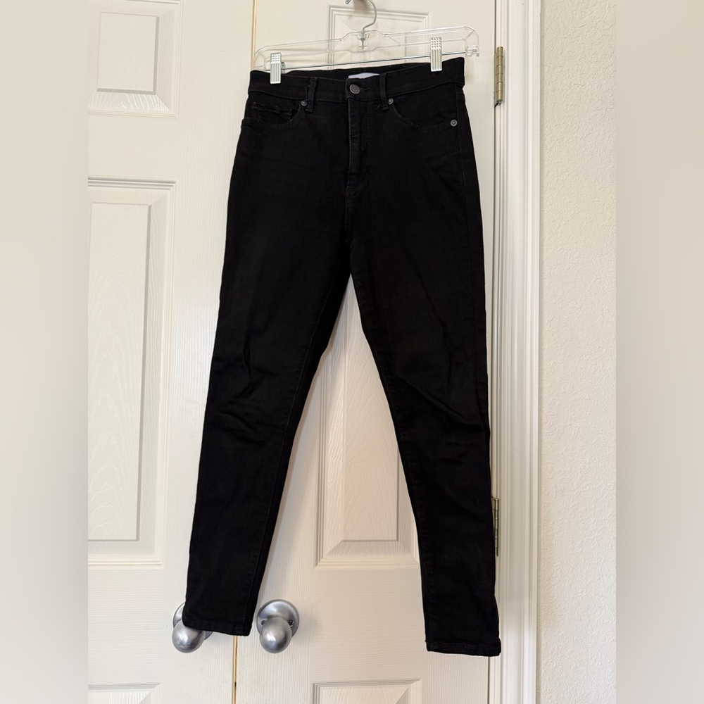 LOFT Skinny Jeans - Black Denim - Size 26 / 2